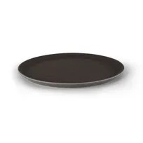 product of Concasse MCCHA16 Non-Slip Serving Tray, 16" Round, Brown, Rubber Plastic