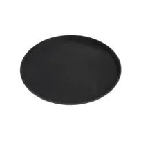 product of Concasse MCCHA18N Non-Slip Serving Tray, 18" Round, Black, Rubber Plastic
