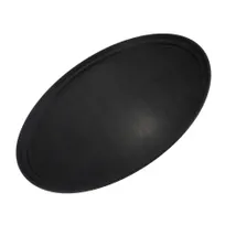 product of Concasse MCCHA2227N Non-Slip Oval Serving Tray, 22" x 27", Black, Plastic