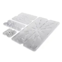product of Concasse MCFFP1200 Food Storage Box, 1/2 Size, Polycarbonate, Clear, Drain Shelve