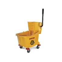 product of Concasse MCLT01 Mop Bucket with 36 Qt Side-Press Wringer, Commercial Floor Cleaning Solution