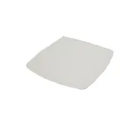 product of Concasse MCPLMCP21B Square Melamine Plate, 8"-3/10 x 4/5" Premium White, Flat Reusable Dinnerware