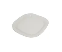 product of Concasse MCPLMCRP26B Square Melamine Plate, 10-1/5" x 4/5" Premium White Flat Dish
