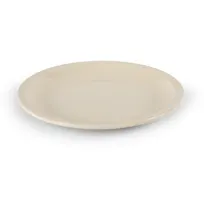 product of Concasse MCPLMR22 - 8.5" Round Melamine Plate, Beige Reusable Plastic Dinnerware, 8-9" Size