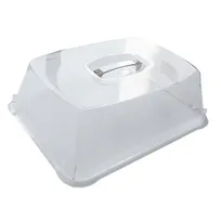 product of Concasse MCTAP1418 Clear Polycarbonate Handled Lid Cover For Full Size Pan