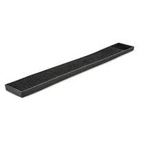 product of Concasse MCTBMT Bar Mat - 23" x 3.14" x 6.3" Rubber Surface, Black Finish, Non-Slip Bar Protection