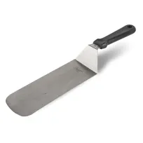 product of Concasse MCV075 Stainless Steel Solid Turner, 7" Blade, Rectangular, Plastic Handle