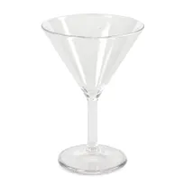 product of Concasse MCVMTINPOL Martini Cup - 9 Oz Clear Polycarbonate Plastic Barware, Reusable Cocktail Glass