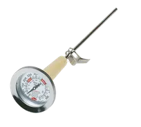 product of Cooper-Atkins 3270-05-5 Deep Fry Thermometer 15" Stem, .250" Shaft, 2-1/2" Flange, 50-550°F - 6/Case