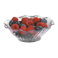 product of Dinex DXSWC607 - 5 oz Berry Bowl, 4-5/8" Dia x 1-5/8" H, SAN, Dishwasher Safe, BPA-Free - 1/Case