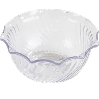 product of Dinex DXSWC807 Tulip Ice Cream Bowl, 8 Oz (4-5/8" Dia x 2-1/8" H), SAN, NSF Certified - 1/Case