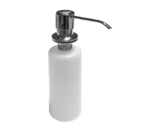 product of GSW USA AA-138 Hand Soap Dispenser, 12 oz Deck-Mount, Chrome Plastic, Liquid Soap for Hand Sink