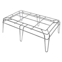 product of GSW USA RA-M1524 Multifunctional Wire Dunnage Rack, 24-1/4"W x 15"D x 8"H Storage Rack for Transport & Storage