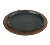 product of Lodge L7OGH3 Cast Iron Griddle 9-1/4" Round Platter No Handle Top Induction Oven Safe Oil