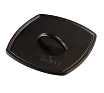 product of Lodge LPP3 Panini Press Steak Weight, 8" x 8", Cast Iron, Seasoned, Stove Top Safe, Made in USA