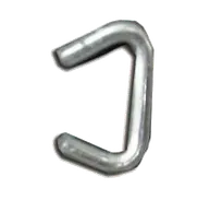 product of Omcan USA 19766 Hog Rings, 3/8", Galvanized Blunt, 14ga., 1lb/Pack - 1lb/Pack