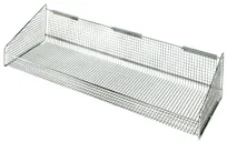 product of Quantum 1035HBC - Hanging Display Basket, 11-7/8" W x 36" D x 7-1/2" H, Chrome Mesh, 125 lb Capacity