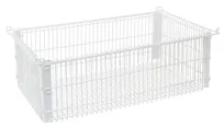 product of Quantum PS-WB22148 - Rectangular Chrome Plated Wire Display Basket, 14" W x 22" D x 8" H, Partition Store