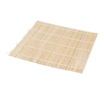 product of Town 34256/DZ Sushi Mat, 9.5" x 9.5" Natural Bamboo, Flat Rolling Surface - 1 Dozen