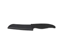 product of Town 47505B Santoku Knife 5" Stamped Ceramic Blade, Smooth Edge, Black Plastic/Poly Handle, Cutlery