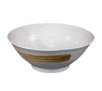 product of Town J1-1718 7" Round China Bowl, Sands of Goa Design, General Usage, 7" Diameter - 1 Dozen
