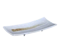 product of Town J1-2668 - Rectangular China Serving Platter, 10-1/2" x 4-1/2", Sands of Goa Finish, 1 Dozen