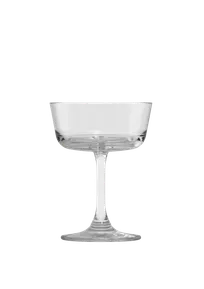 product of Mikasa O-1019064 Onis Classic Bar Glass, 5.5 oz., 3.46" dia., Square Coupe, Soda Lime Glass