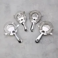 product of American Metalcraft STC4 Bar Strainer - Four-Prong Tight Coil Design, Stainless Steel Construction