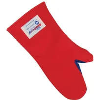 product of AllPoints 1331240 Oven Mitt – 15" Poly‑Cotton VaporGuard™, Heat Resistant to 450°F, NSF Certified