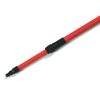 product of Carlisle 4102002 Sparta Spectrum Telescopic Handle, Extends 54" to 8', 1" Fiberglass, White