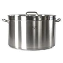 product of Concasse MCCOBAIFD2500K Brazier Pot, 7" x 18", 25 Liter, Stainless Steel, Induction Ready