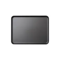 product of GET MMP-1310K - Rectangular Plastic Serving Platter, 13" L x 10" W x 1" H, Black Melamine