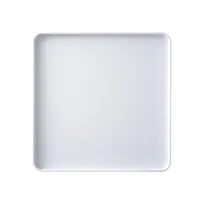 product of GET MMP-1414W - Square Plastic Serving Platter, 14" x 14" x 1" White Melamine, Durable Dinnerware