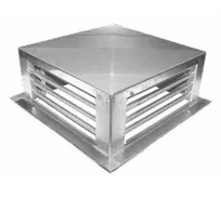 product of GSW USA DF-12S Drop-Down Diffuser, 12" Stainless Steel, 4-Way Adjustable Blade