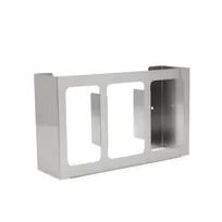 product of John Boos DS-3-X Disposable Glove Dispenser, 3‑Box Capacity, 15‑1/8" W x 4‑1/2" D, Steel, Mount