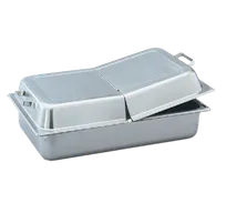 product of Vollrath 77400 - Stainless Steam Table Pan Cover 21"x12 7/8"x2 3/4", Dome with Handles, Made in USA