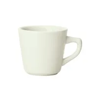 product of Winco BCC-75-AW Coffee Cup, 7.5 oz (3-3/4" W x 3-3/4" D x 3" H), White Porcelain, Stackable - 1 Dozen