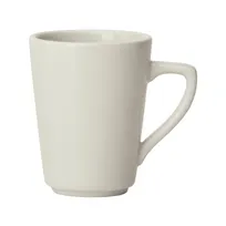 product of Winco BMC-85-AW China Mug, 8.5 Oz 3"W x 3"D x 4.25"H Porcelain White, Non-Stackable - 1 Dozen