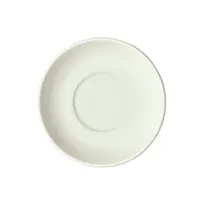 product of Winco BSC-4-AW China Saucer, 4" x 4" Round Porcelain, American White, Rolled Edge - 1 Dozen