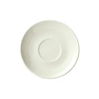 product of Winco BSC-45RE-AW China Saucer, 4.5" Diameter x 0.75" Porcelain, American White Finish - 1 Dozen