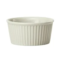 product of Winco FRR-6-AW - 6 Oz American White Porcelain Ramekin, Fluted, 3-1/2" W x 3-1/2" D x 1-3/4" H - 1 Dozen