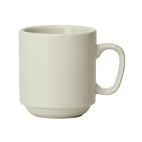 product of Winco MMC-10-AW China Mug, 10-Ounce Porcelain, White, 3-1/4"W x 3-1/4"D x 3-1/2"H, Stackable - 1 Dozen