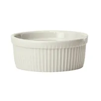 product of Winco SBR-12-AW - 12 oz White Porcelain Souffle Bowl, 4"W x 4"D x 2-1/4"H, 10-31 oz - 1 Dozen