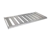product of Channel BC2060 T-Bar Cantilever Shelving, 60"W x 20"D x 72"H, Aluminum, 900 lb Capacity, NSF