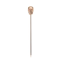 product of Mercer M37064CP Barfly Cocktail Picks, 4-3/8", Skull Top, 18/8 Stainless Steel, Copper Finish - Pack