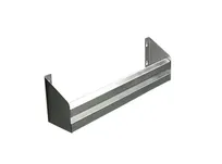 product of NBR Equipment NSR-30 Single Speed Rail, 30"W x 5-3/4"D, 18/304 Stainless Steel, NSF Bar Essentials