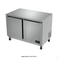 product of Asber AUTF-48-P 48" 2-Door Undercounter Freezer, Stainless Steel, 12 cu. ft.