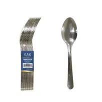 product of CAC China 1202-03 Windsor Dinner Spoon, 7" Length, 18/0 Stainless Steel, Medium Weight - 1/Pack