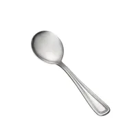 product of CAC China 2008-04 Pearl Bouillon Spoon, 6-1/4" Length, Heavy Weight, 18/0 Stainless Steel - 1 Dozen