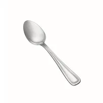 product of CAC China 3008-01 Black Pearl Teaspoon, 6-1/4" Length, Heavy Weight, 18/0 Stainless Steel - 1 Dozen